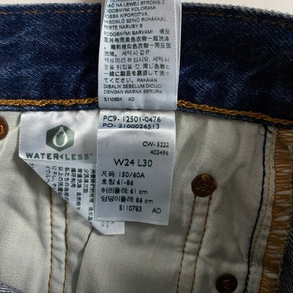 NWT Levi's 501 Jeans 150th Anniversary Women's 24 x 30 Blue Button Fly Red Tab - Picture 11 of 16